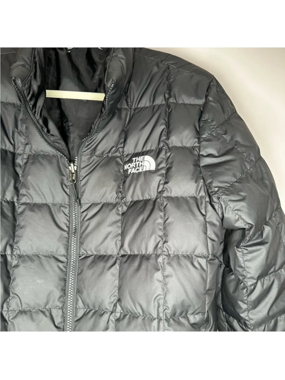 The North Face Black Quilted Down Jacket